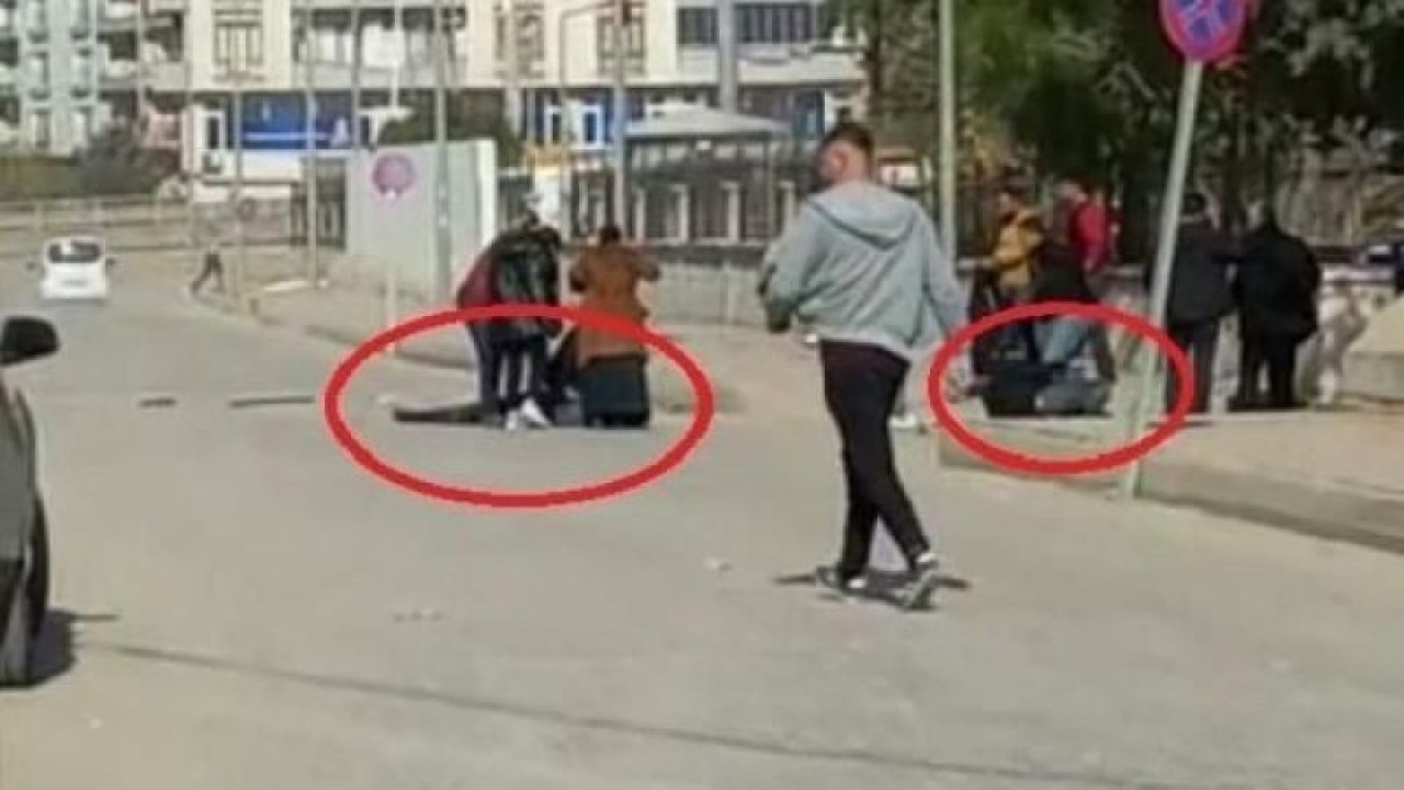 Mardin'de 3 aile adliye önünde adeta savaş çıkardı! O anlar kameraya böyle yansıdı!  Taş, sopa, silahlar..