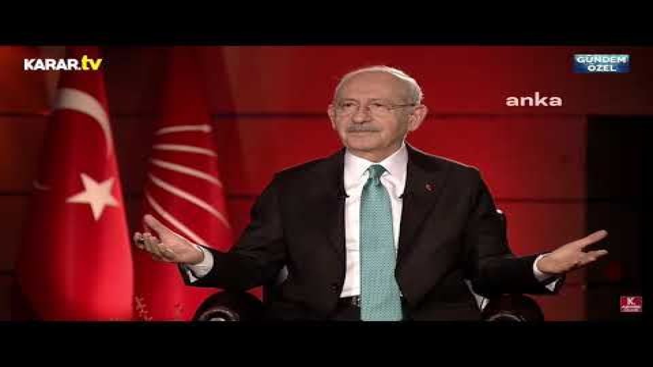 KILIÇDAROĞLU: KRİZİ ÇÖZECEK OLAN ANAHTAR CUMHURBAŞKANIDIR. DİYELİM Kİ ELEKTRİKLER ARIZA YAPTI, İLK GİDİP SİGORTAYA BAKARSINIZ. CUMHURBAŞKANI SİGORTADIR