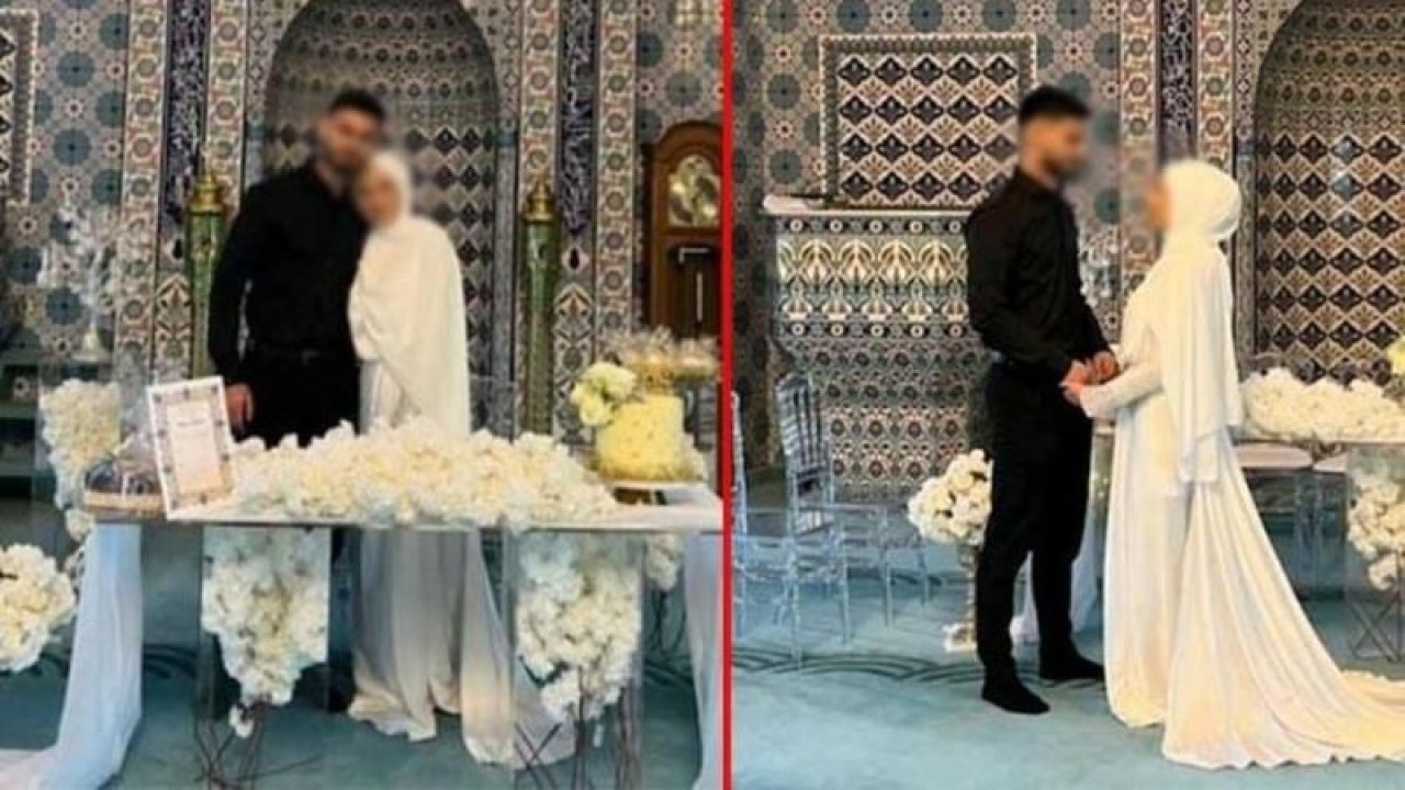 Camide yapılan düğün sosyal medyayı karıştırdı! Genç çift topa tutuldu