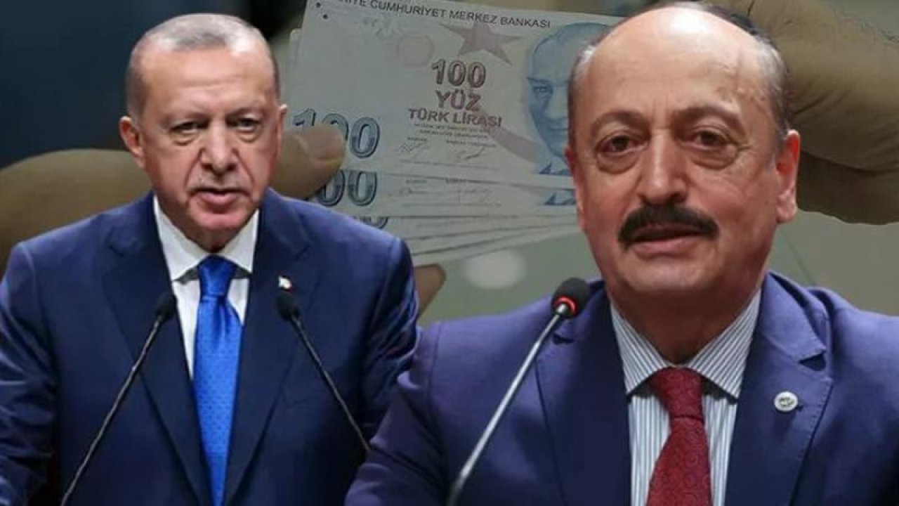 Asgari ücrette son düzlüğe girildi!  Beştepe'de kritik toplantı başladı! Erdoğan ile Vedat Bilgin bir arada!