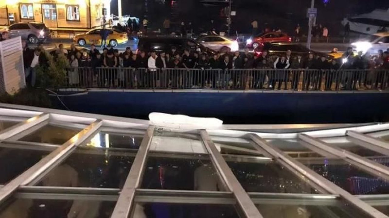 İstanbul Beşiktaş'ta korkunç olay! Restoranın iskelesi çöktü! Çok sayıda kişi denize düştü