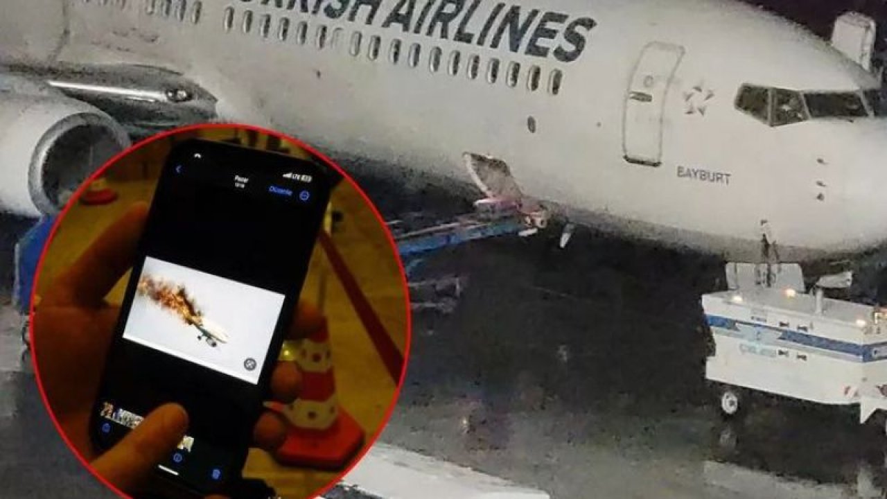 İstanbul'a giden uçakta yolculara gelen fotoğraf panik yarattı! "Sakin olun uçağı..."