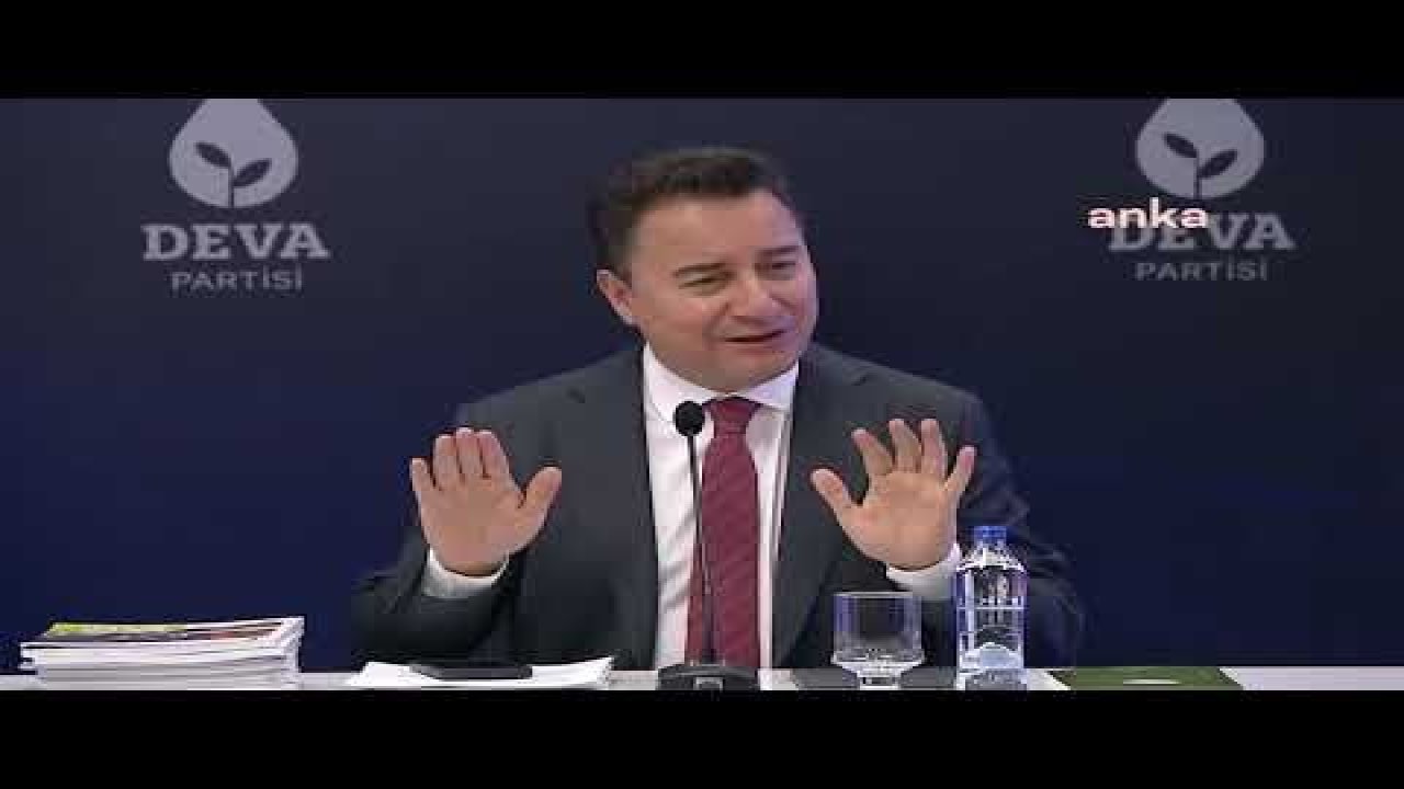 ALİ BABACAN, PARTİSİNİN 'EĞİTİM EYLEM PLANI'NI AÇIKLADI: “TÜRKİYE; ÖĞRENEN, BİLGİYE ERİŞEBİLEN, AMA AYNI ZAMANDA SORGULAYAN GENÇLERLE YÜKSELECEK”