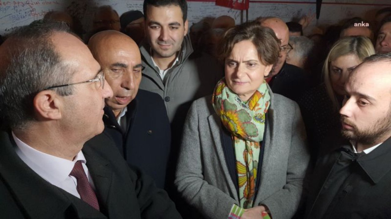 CANAN KAFTANCIOĞLU, İBB ÖNÜNDEKİ "DEMOKRASİ NÖBETİ"NDE: CEHENNEMİN KAPILARINI, KİMSE SAKIN AÇMAYA KALKMASIN”