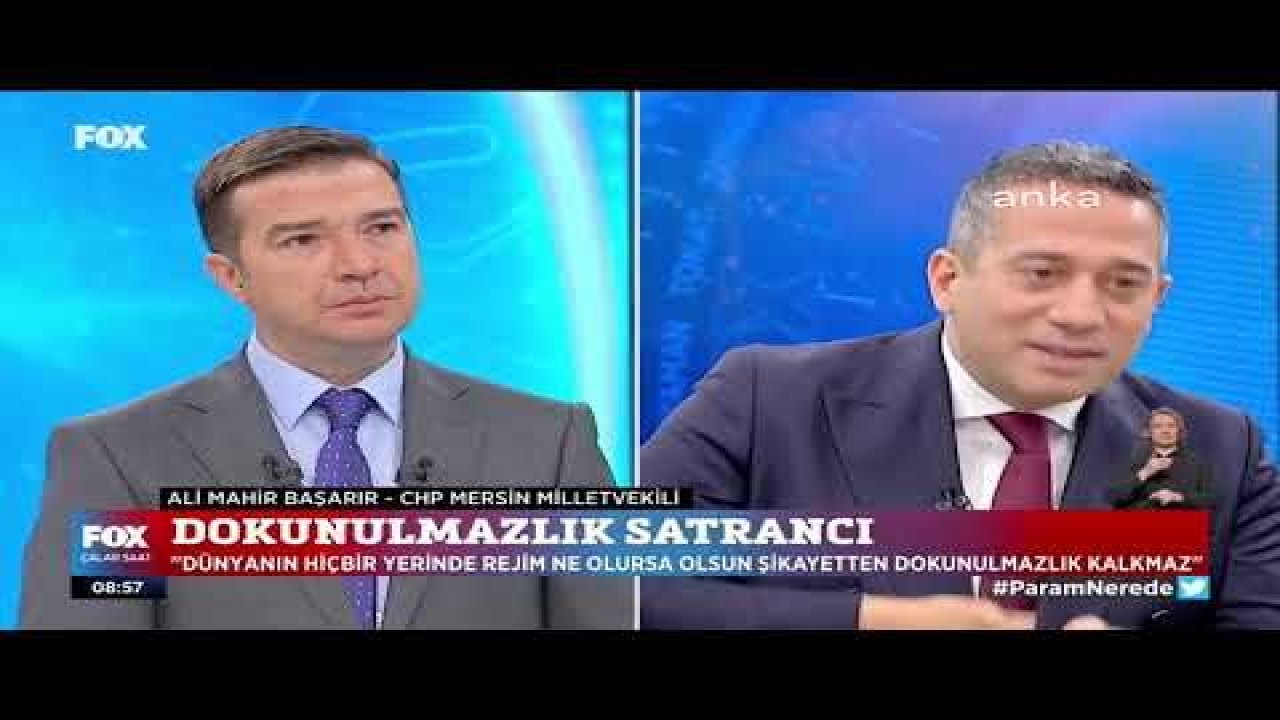 ALİ MAHİR BAŞARIR: “ÜÇ TANE MHP’Lİ MİLLETVEKİLİ İÇİN İNANILMAZ İDDİALAR VAR. TEK BİR SORUŞTURMA YOK”