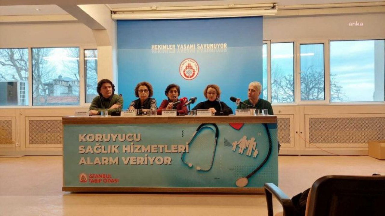 İSTANBUL TABİP ODASI: KORUYUCU SAĞLIK HİZMETLERİ ALARM VERİYOR. KANSER TARAMA KİTLERİ YOK. TEMEL BEBEK VE ÇOCUK AŞILAMALARI DAHİ AKSIYOR