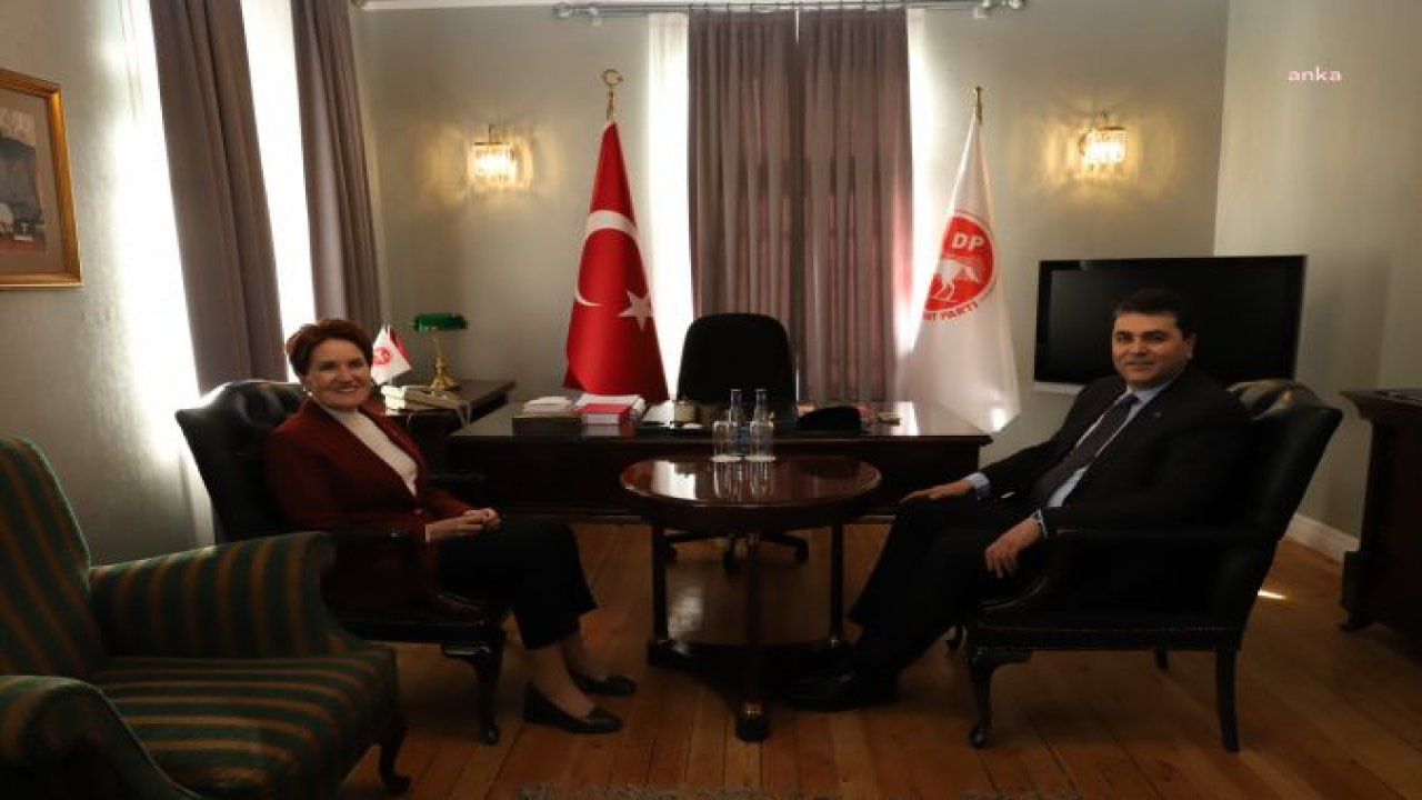 MERAL AKŞENER, ALTILI MASA TOPLANTISI ÖNCESİNDE GÜLTEKİN UYSAL’I ZİYARET ETTİ