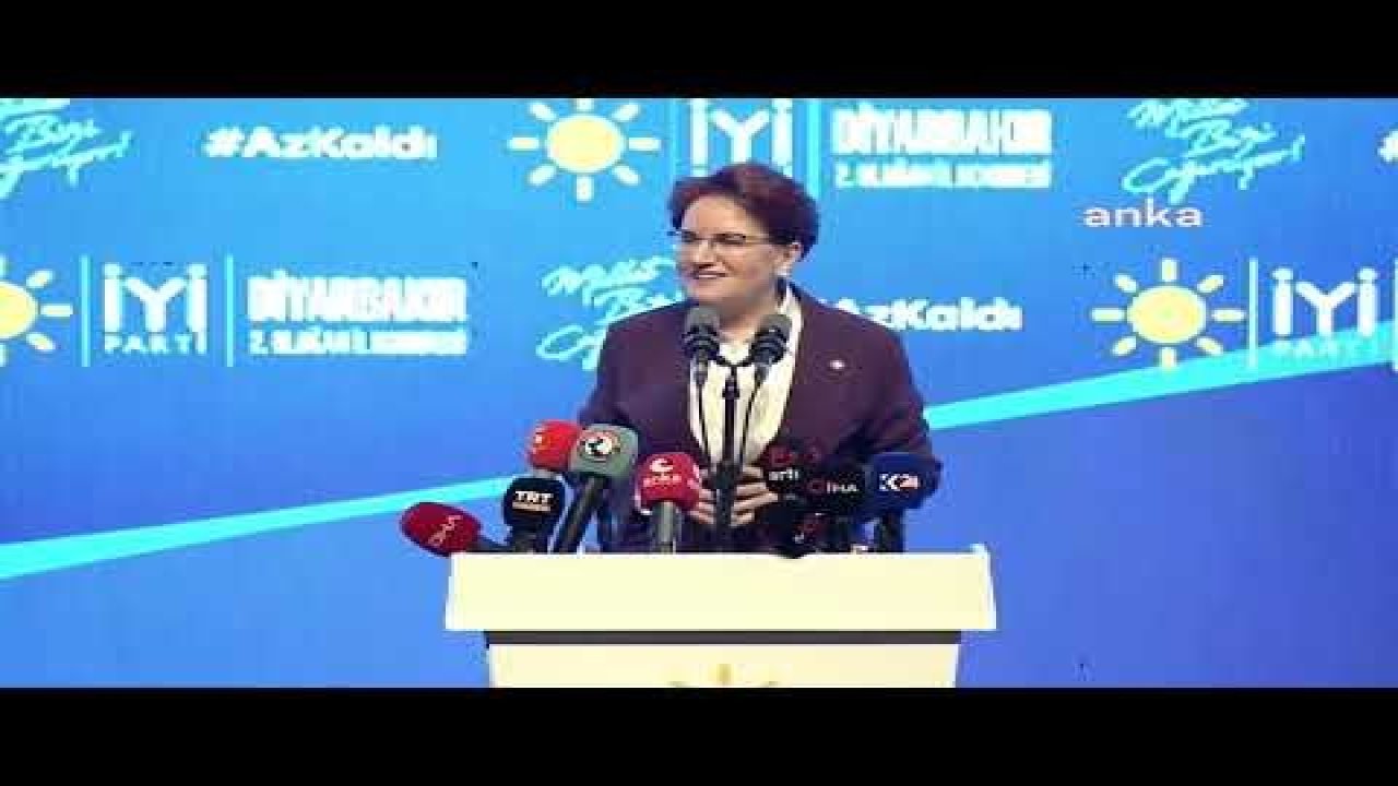 AKŞENER'DEN DİYARBAKIR KONGRESİ’NDE '14 MAYIS' MESAJI: “YETER SÖZ MİLLETİNDİR DİYECEĞİMİZ MUKADDES BİR MİLAT OLACAK. SARAY ONLARINSA SANDIK BİZİMDİR, ZULÜM ONLARINSA MAYISLAR BİZİMDİR”