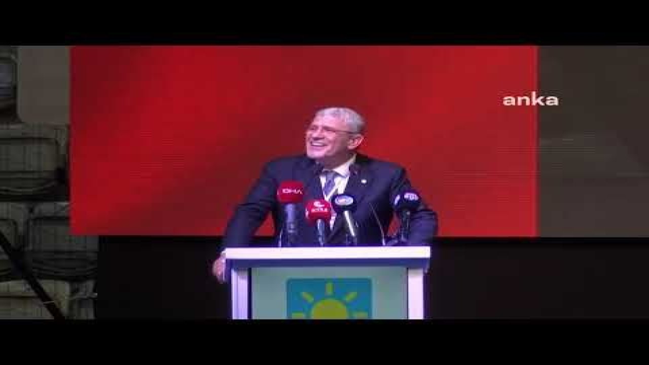 İYİ PARTİ’Lİ DERVİŞOĞLU İZMİR'DE: "BUGÜN KONGRE BİTECEK, SEÇİLECEK OLAN İL BAŞKANIMIZ DA 30 İLÇENİN BİRDEN İL BAŞKANI OLACAK”