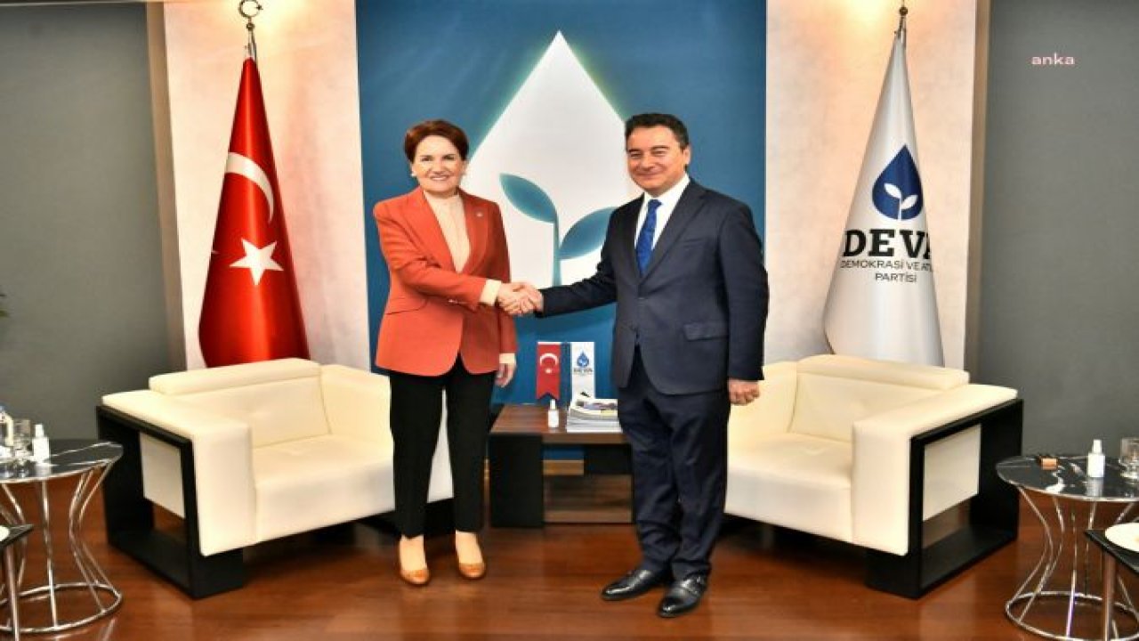 MERAL AKŞENER, ALTILI MASA TOPLANTISI ÖNCESİNDE ALİ BABACAN’I ZİYARET ETTİ