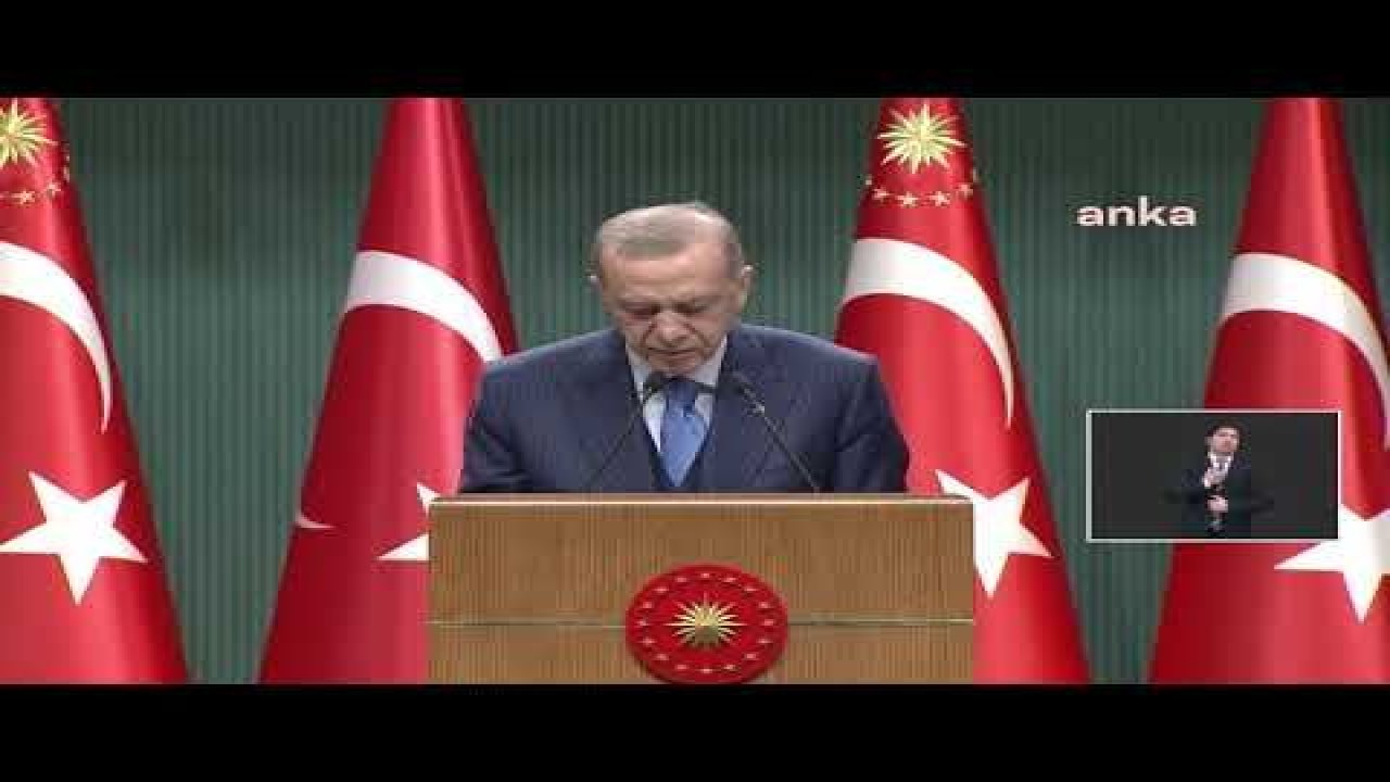 ERDOĞAN: 14 MAYIS PAZAR GÜNÜNÜN, SEÇİM İÇİN EN UYGUN TARİH OLDUĞUNU GÖRDÜK. BU TARİH GÜNCELLEMESİNİ MECLİS’İMİZ YAPARSA MEMNUNİYET DUYARIZ