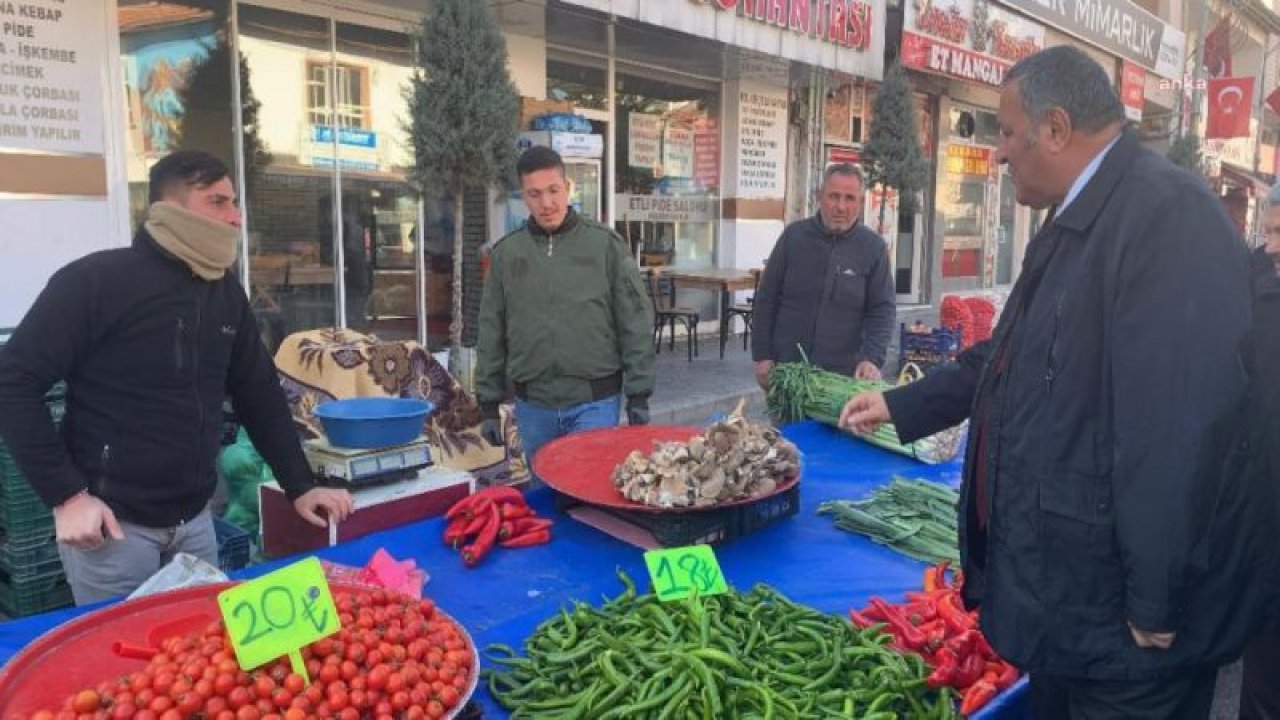 ÖMER FETHİ GÜRER: "SALATALIK VE DOMATESİN 20 LİRANIN ÜSTÜNDE OLDUĞU BİR ORTAMDA DAR GELİRLİ VATANDAŞ NASIL GEÇİNECEK?"