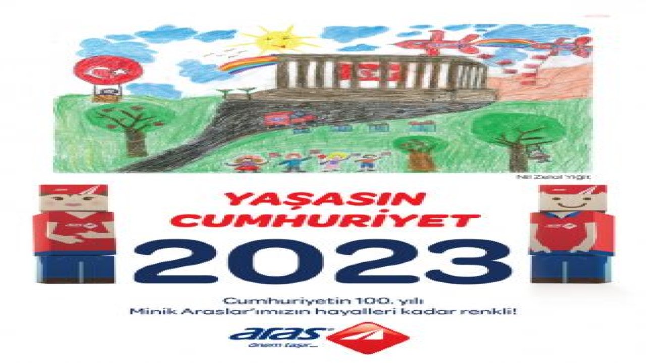 ‘MİNİK ARASLAR’ 100. YIL COŞKUSUNU RESİMLERİYLE ARAS KARGO 2023 TAKVİMİNE TAŞIDI