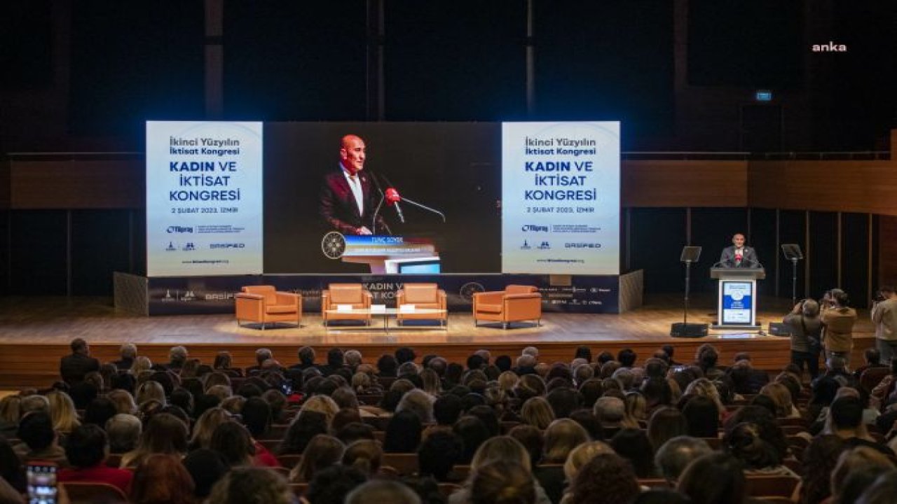 TUNÇ SOYER: “GELECEĞİN TÜRKİYE’SİNİN İNŞASINA, KADIN ERKEK YAN YANA BAŞLIYORUZ. BUNUN MÜMKÜN OLABİLMESİ İÇİNSE KADINLARA ÖNCE BİR ÖZÜR BORÇLUYUZ”