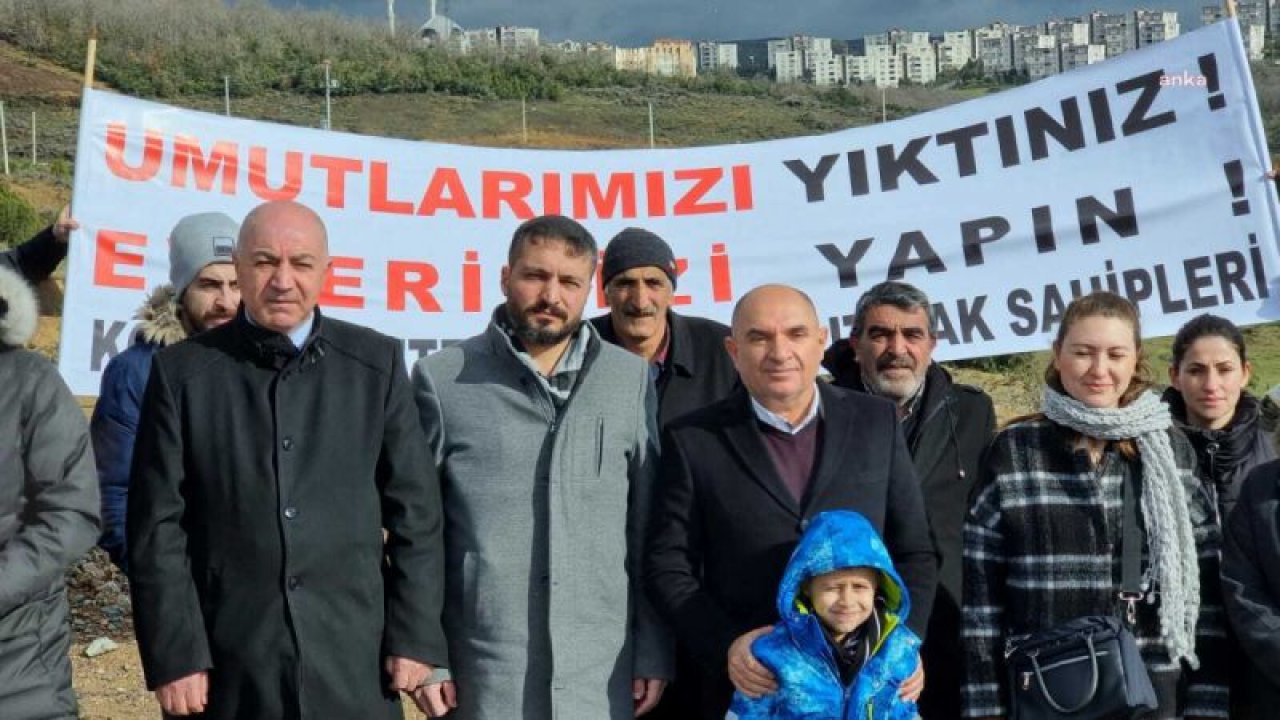 TAHSİN TARHAN, KOCAELİ KÖRFEZ'DE TESLİM ETMEDİĞİ KONUTLARLA İLGİLİ TOKİ'YE TEPKİ GÖSTERDİ: "KONUTLAR ORTADA YOK, MÜTEAHHİT KAÇIP GİTMİŞ"