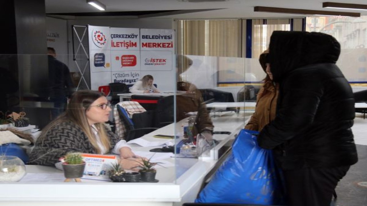 TEKİRDAĞ ÇERKEZKÖY BELEDİYESİ, DEPREMZEDELER İÇİN YARDIM KAMPANYASI BAŞLATTI