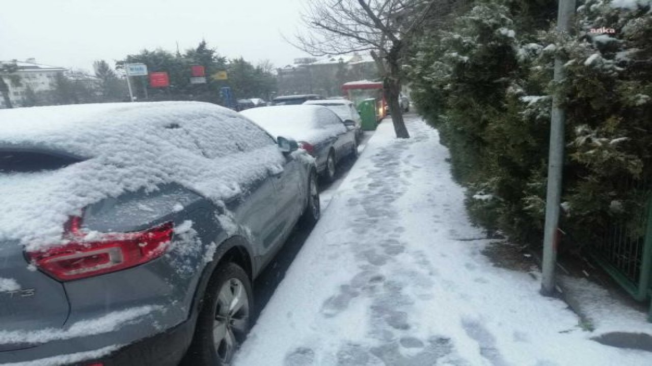 İSTANBUL’DA KAR ETKİSİNİ ARTIRMAYA BAŞLADI