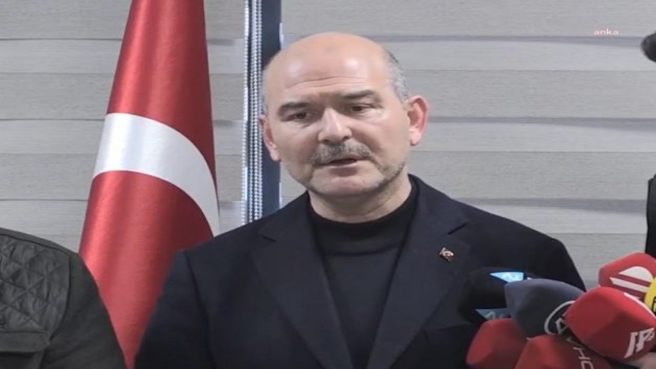 SÜLEYMAN SOYLU: BİRİNCİ ÖNCELİĞİMİZ ARAMA KURTARMADIR