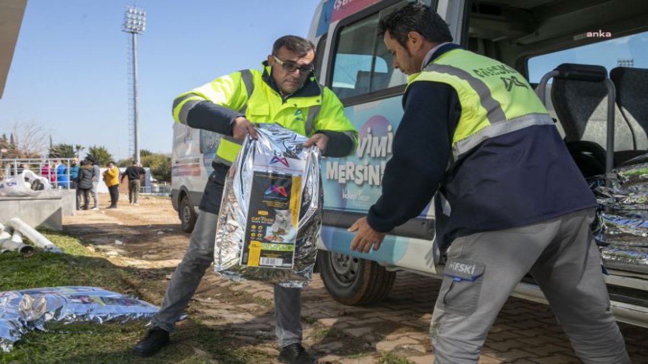 MERSİN, DEPREM BÖLGESİNE DESTEK İÇİN TEK YÜREK OLDU