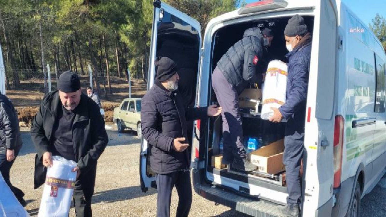 MİLLİ YOL PARTİSİ, DEPREM BÖLGESİNE YARDIM GÖTÜRDÜ