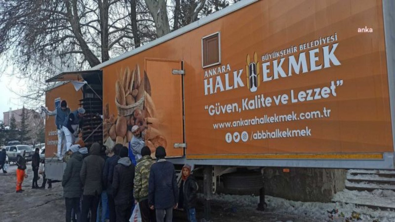 ANKARA BÜYÜKŞEHİR, HATAY VE ELBİSTAN’DA EKMEK ÜRETİMİNE DEVAM EDİYOR… BAŞKENTTEN AFET BÖLGESİNE 200 BİNDEN FAZLA EKMEK SEVKİYATI