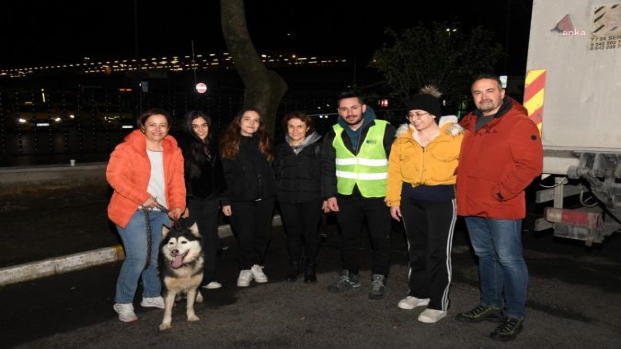 KADIKÖY BELEDİYESİ, DEPREMZEDE KÖPEK BELLA’YI İSTANBUL’DA YENİ AİLESİNE KAVUŞTURDU