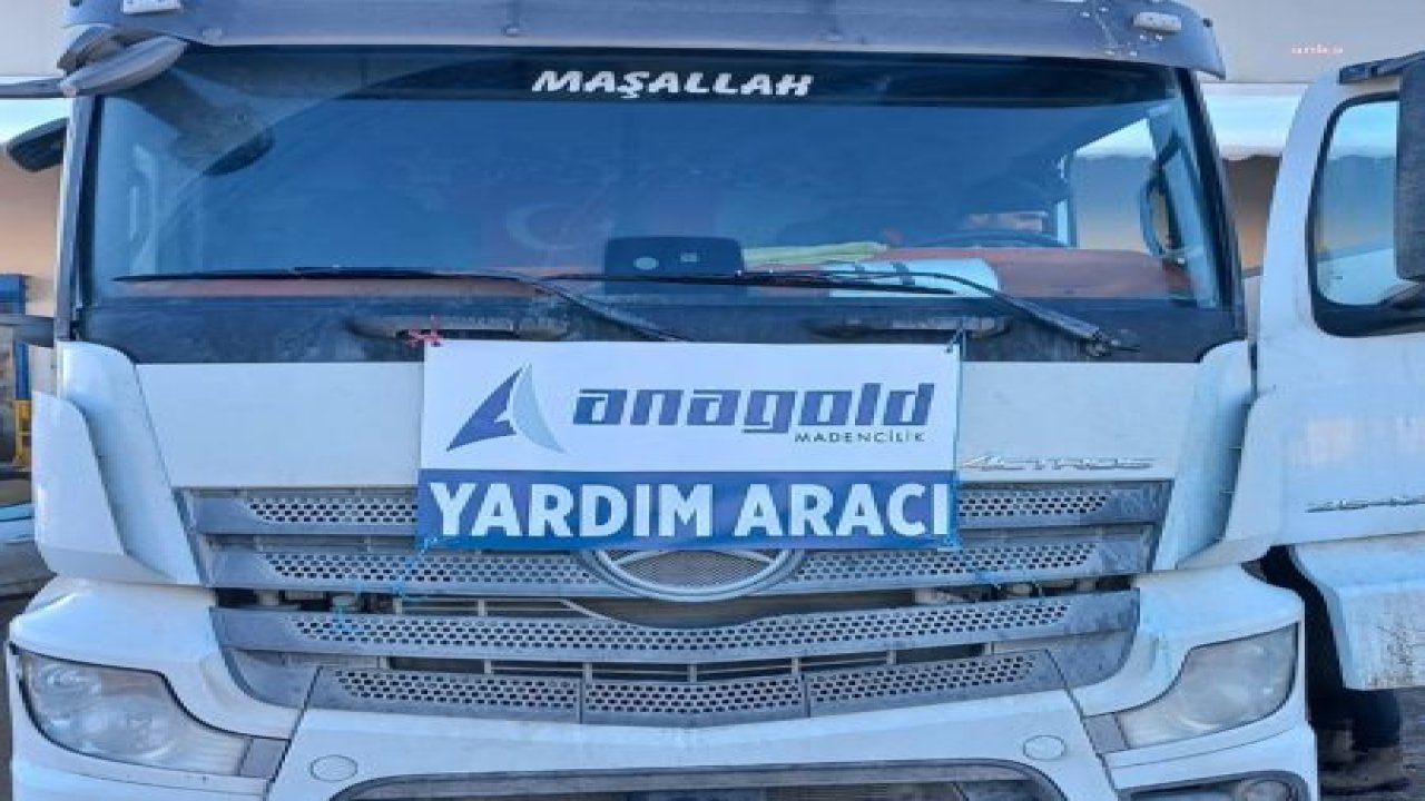 ANAGOLD MADENCİLİK 45 KİŞİLİK ARAMA KURTARMA EKİBİ İLE DEPREM BÖLGESİNDE