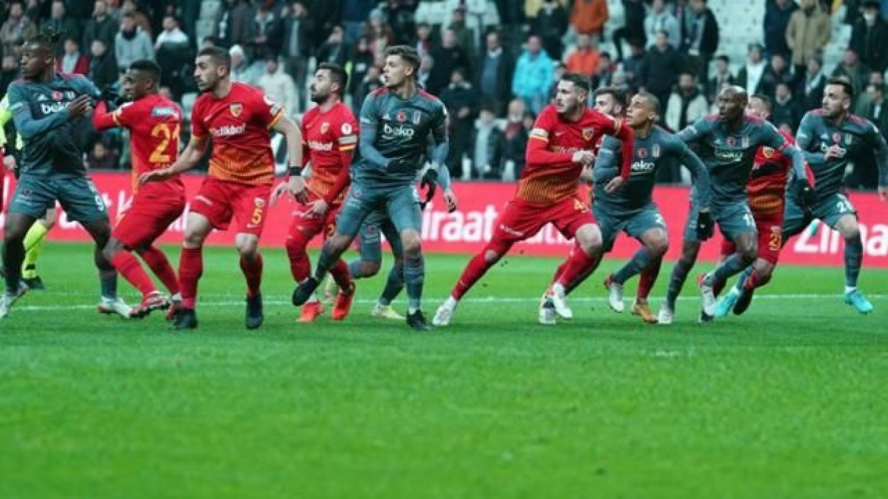 Nefes kesen mücadele!  Beşiktaş maçtan eli boş döndü! Kayserispor yarı finale yükseldi