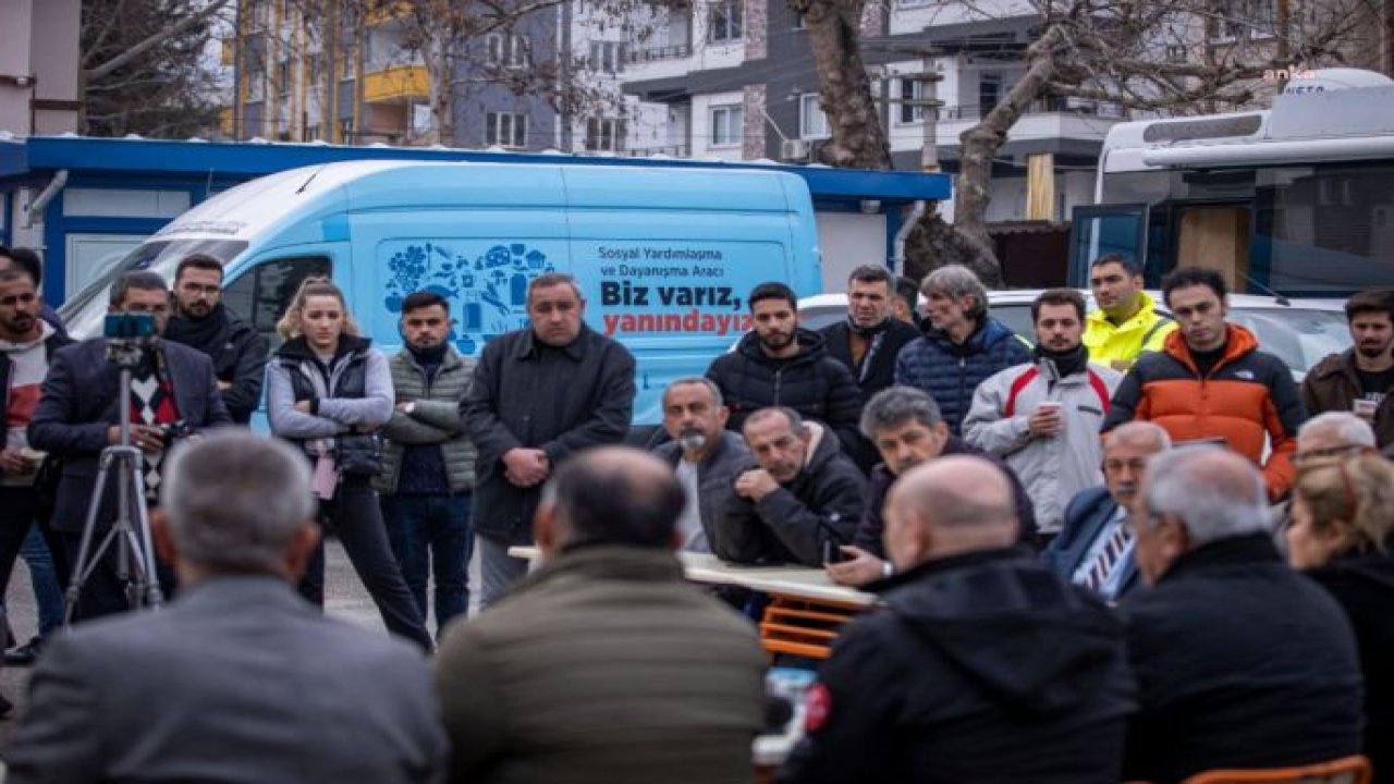 TUNÇ SOYER: OSMANİYE’DE MART BAŞINA KADAR 200 KONTEYNERLİK BİR KENT KURACAĞIZ