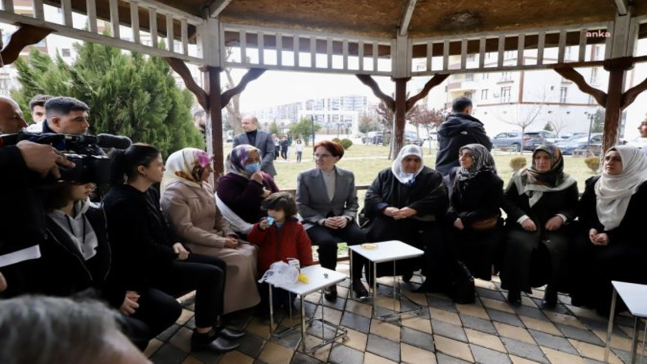 MERAL AKŞENER, DİYARBAKIR’DA DEPREMZEDELERİ ZİYARET ETTİ