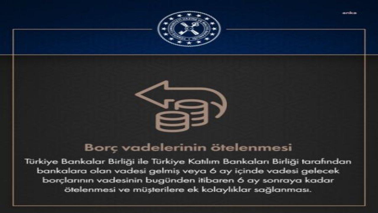 BDDK, DEPREM BÖLGESİNDE KREDİ VADE SÜRELERİNİ KALDIRDI, KREDİ KARTLARININ ASGARİ ÖDEME ORANINI DÜŞÜRDÜ