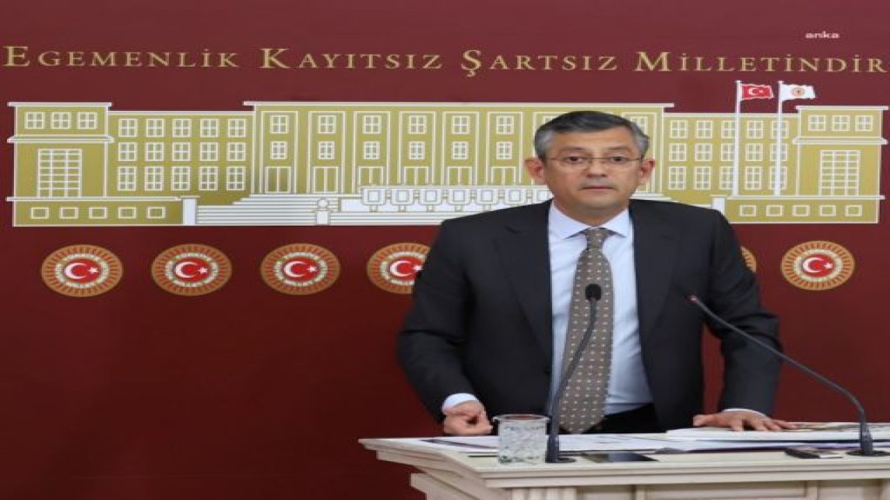 ÖZGÜR ÖZEL: MİLLETİ ENKAZDAN ÇIKARMAYANLARI SİYASİ ENKAZDAN ÇIKARMAYA NİYETİMİZ YOK. O ÇUKURDA BIRAKIYORUZ ONLARI. O ÇUKURDA KALSIN ERDOĞAN