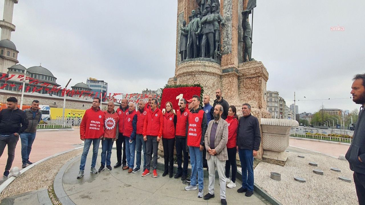 DİSK BAŞKANI ÇERKEZOĞLU: “TAKSİM'İN YASAKLANMASI BU ÜLKEDE EŞİTLİK, ADALET, BARIŞ, KARDEŞLİK UMUTLARINA VURULAN BİR KELEPÇEDİR"