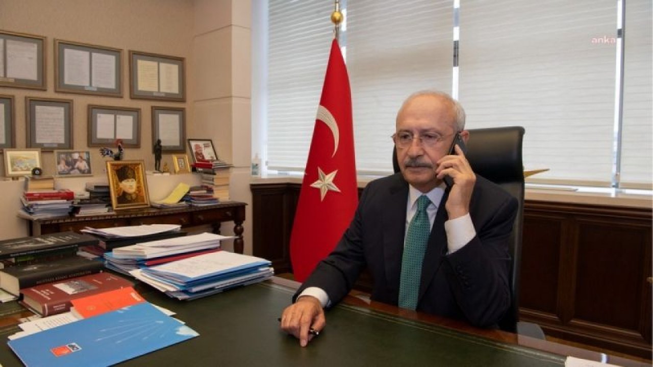 KEMAL KILIÇDAROĞLU'NDAN ERKAN BAŞ'A "GEÇMİŞ OLSUN" TELEFONU