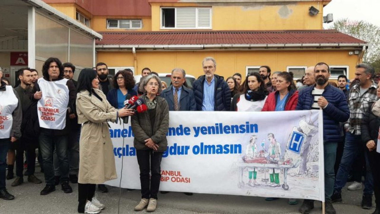 İSTANBUL TABİP ODASI: TIPKI BİZE 'GİDERLERSE GİTSİNLER' DİYENLERE VERDİĞİMİZ CEVAP GİBİ 'GİTMİYORUZ'