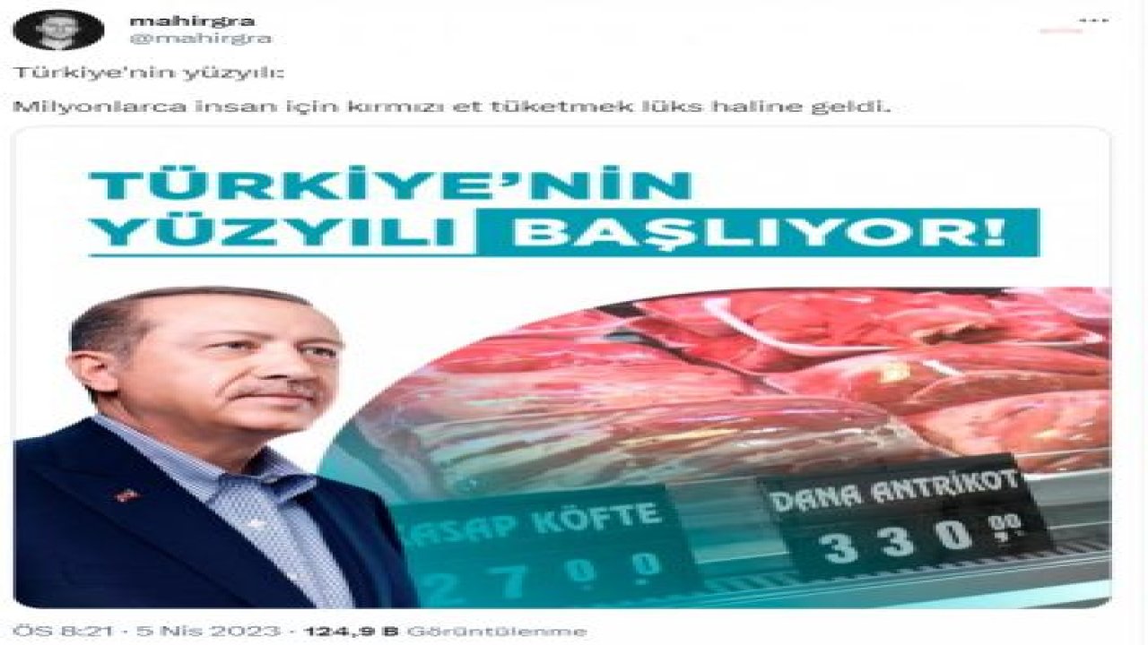 “BU ÜRÜN SİZE PAHALI MI GELDİ? ERDOĞAN SAYESİNDE” ETİKETLERİNİ ÜRETİP, SOSYAL MEDYA HESABINDA PAYLAŞAN MAHİR AKKOYUN GÖZALTINA ALINDI