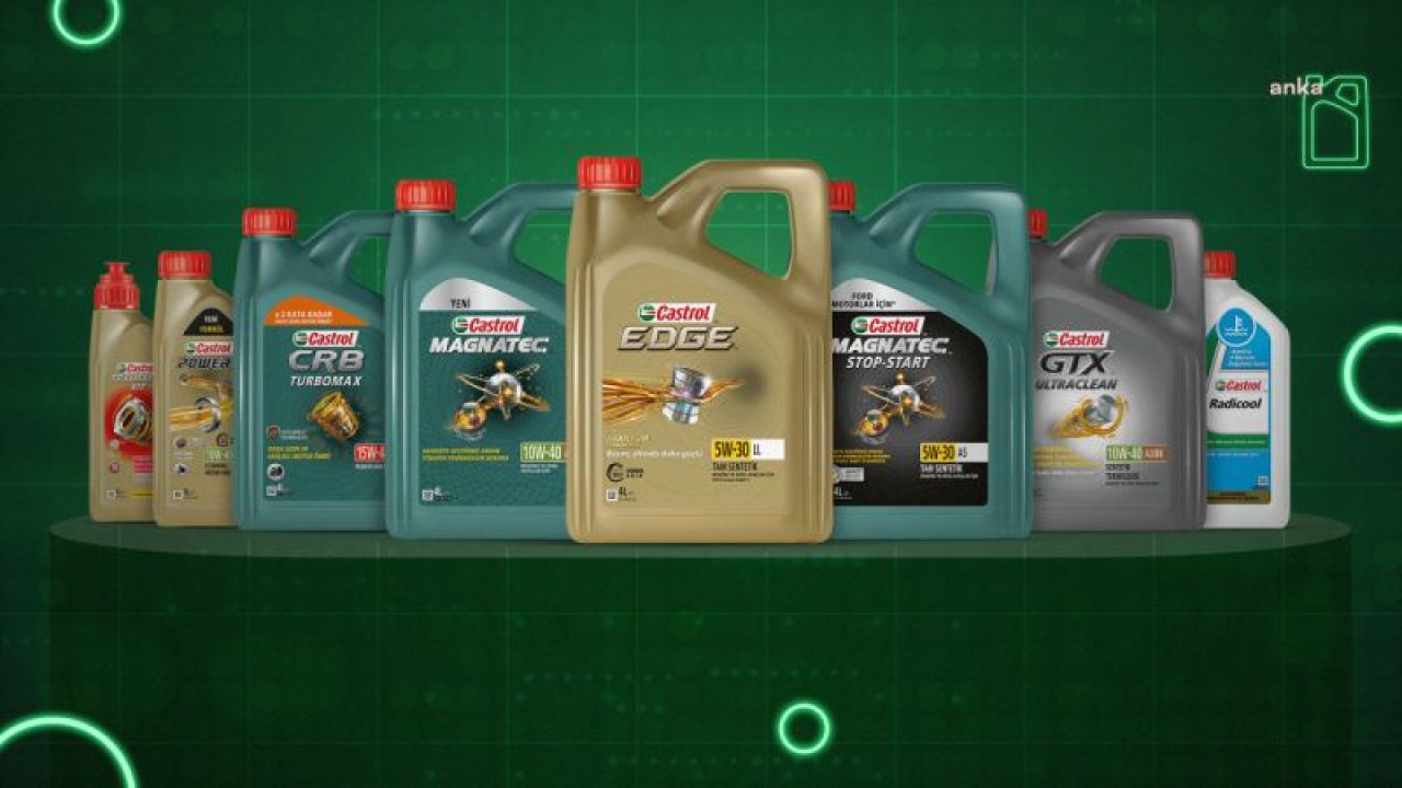 CASTROL'ÜN YENİ AMBALAJLARI İÇİN YÜZDE 20 DAHA AZ PLASTİK KULLANILACAK