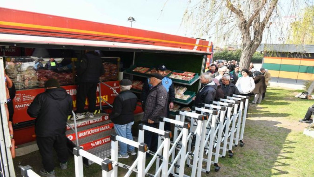 ANKARA BÜYÜKŞEHİR BELEDİYESİ’NİN UCUZ ET SATIŞI, RAMAZAN AYINDA İLÇELERDE DE DEVAM EDİYOR