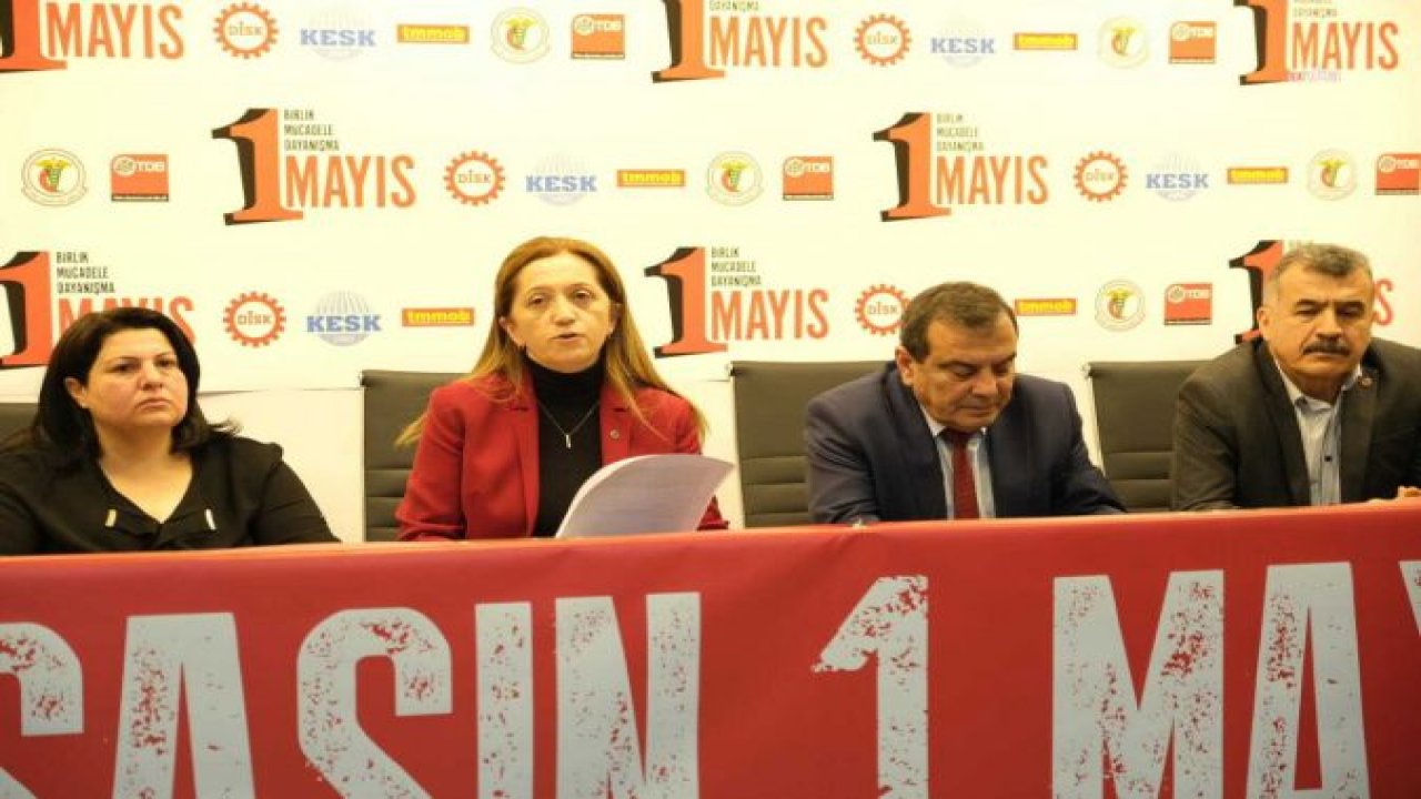 DİSK BAŞKANI ÇERKEZOĞLU: "2023 1 MAYIS'I SON YASAKLI 1 MAYIS OLACAK"