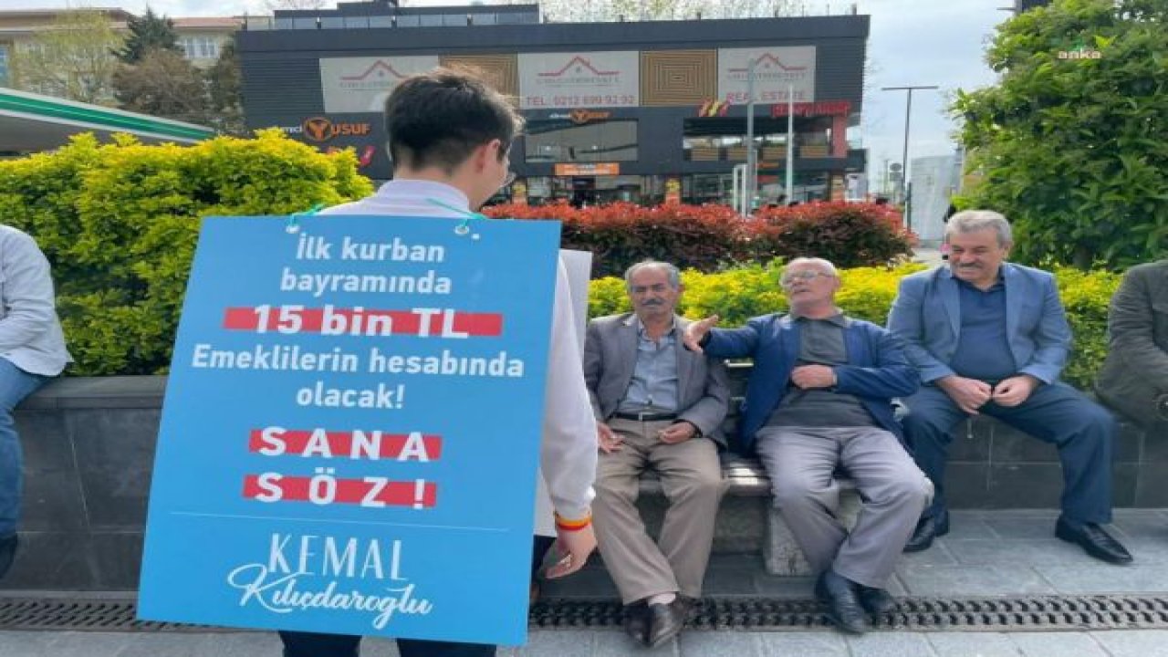 CHP GENÇLİK KOLLARI GENEL SEKRETERİ OZAN IŞIK: “BUGÜNDEN İTİBAREN TÜM TÜRKİYE’DE CANLI BİLLBOARD OLACAĞIZ. EMEKLİLERLE BULUŞUP, ÖNÜMÜZDEKİ İLK KURBAN BAYRAMI’NDA ALACAKLARI İKRAMİYEYİ ANLATACAĞIZ”