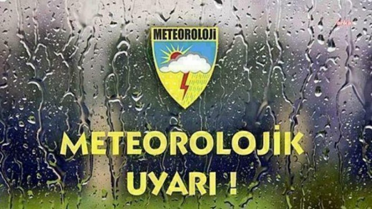 METEOROLOJİ'DEN ORTA KARADENİZ, ANKARA, KASTAMONU VE ÇANKIRI İÇİN SAĞANAK YAĞIŞ UYARISI