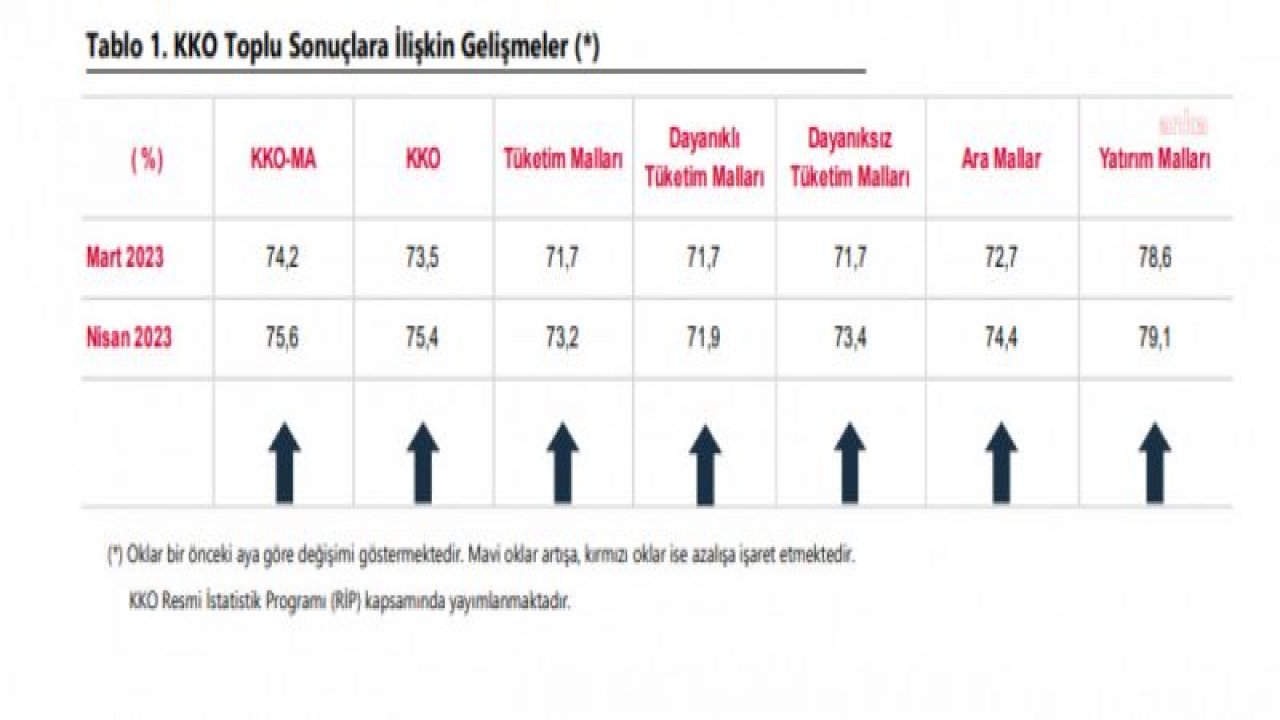 TCMB: İMALAT SANAYİ KAPASİTE KULLANIM ORANI YÜZDE 75,6 SEVİYESİNDE