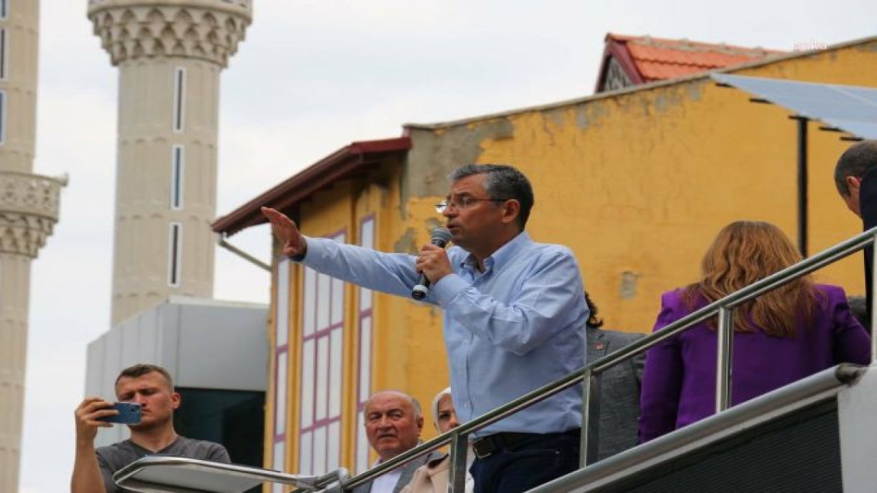 ÖZGÜR ÖZEL: “ÜLKENİN EKONOMİSİ BATMIŞTIR. KARAYA OTURAN GEMİYİ TAYYİP ERDOĞAN’IN KENDİSİ, BECERİKSİZ KAPTANI NEBATİ DEĞİL, HALKIN DESTEĞİYLE UMUT YÜZDÜRÜR, GÜVEN YÜZDÜRÜR”