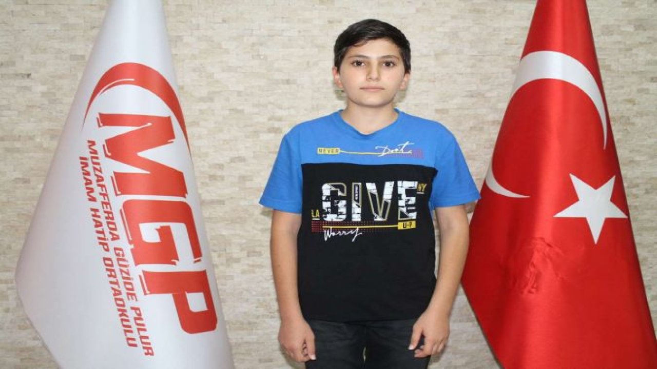 ​LGS’de Türkiye birincisi olan imam hatip öğrencisi Emirhan başarısının sırrını anlattı