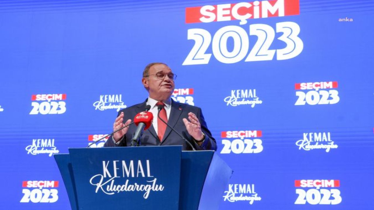 FAİK ÖZTRAK: “SONUÇLAR KESİNLEŞİNCEYE KADAR KİMSE BİR OLDUBİTTİ YARATMASIN, BALKON KONUŞMALARIYLA SUYU BULANDIRMAYA KALKIŞMASIN”