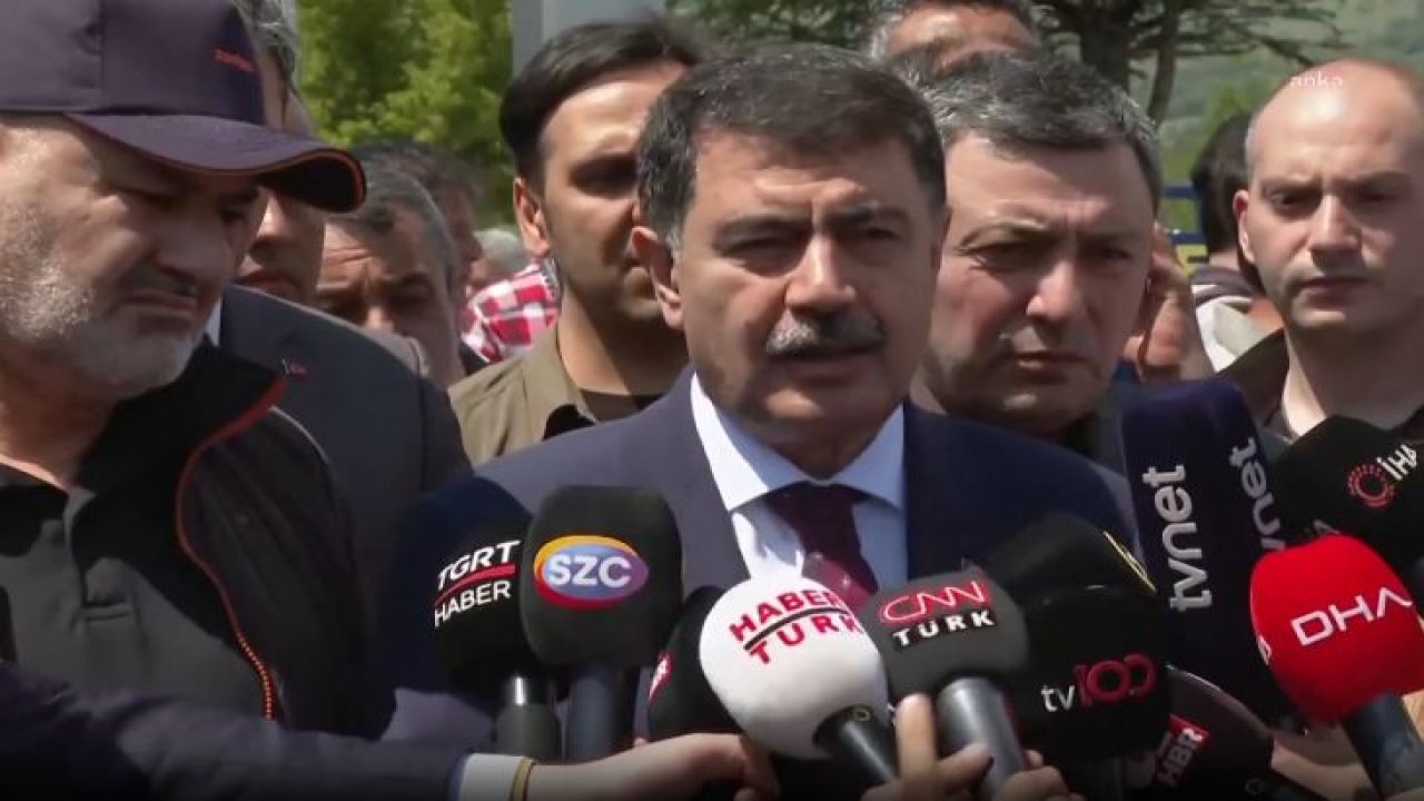 ANKARA VALİSİ ŞAHİN: KİMYASAL TEPKİMEDEN KAYNAKLANDIĞI DEĞERLENDİRİLEN BİR PATLAMA MEYDANA GELMİŞ VE 5 İŞÇİMİZ VEFAT ETMİŞTİR