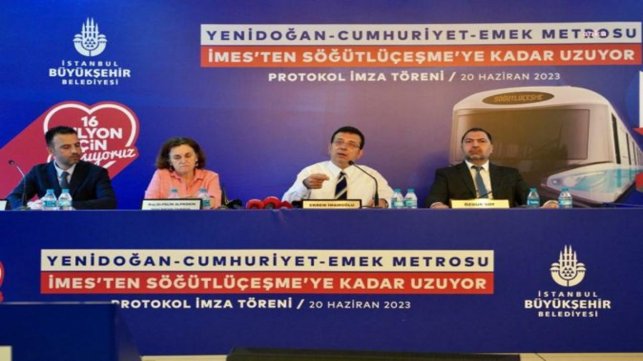 İMAMOĞLU: "İSTANBUL’A YAŞATTIKLARI FETRET DÖNEMİNE SON VERMENİN GURURUNU YAŞIYORUM"