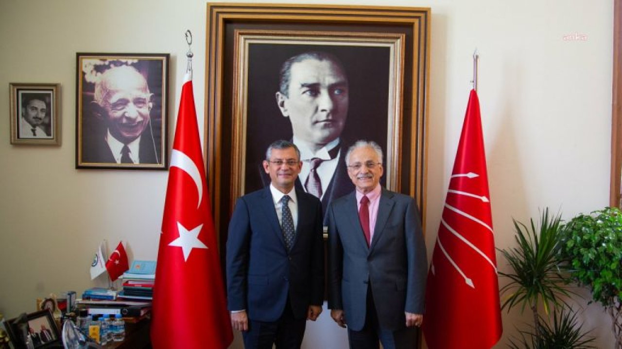 MURAT KARAYALÇIN, CHP GRUP BAŞKANI ÖZGÜR ÖZEL'İ ZİYARET ETTİ