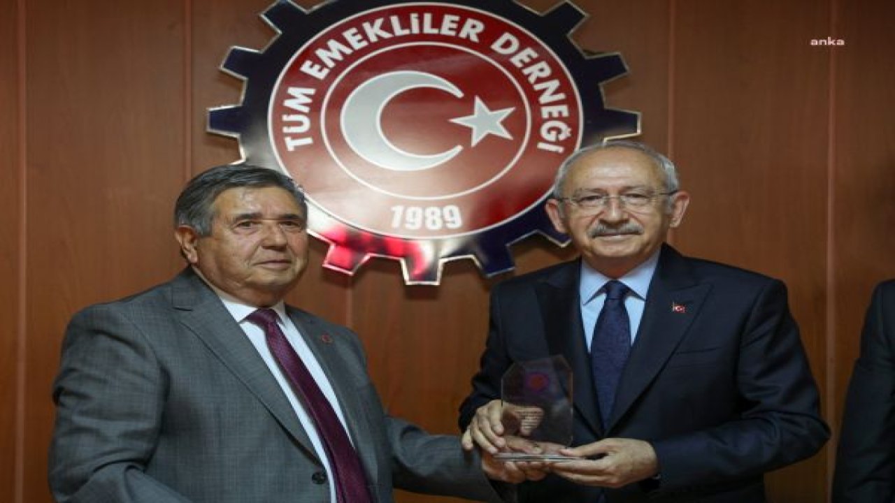 KILIÇDAROĞLU’NUN ZİYARET ETTİĞİ, TÜM EMEK DER BAŞKANI ÇALIŞKAN: "2000 ÖNCESİNİN EMEKLİLERİNİN TAMAMI, 2000 İLE 2008 ARASI EMEKLİLERİMİZİN YÜZDE 80’İ AÇLIK VE ASGARİ ÜCRETİN ALTINDA MAAŞ ALMAKTALAR"