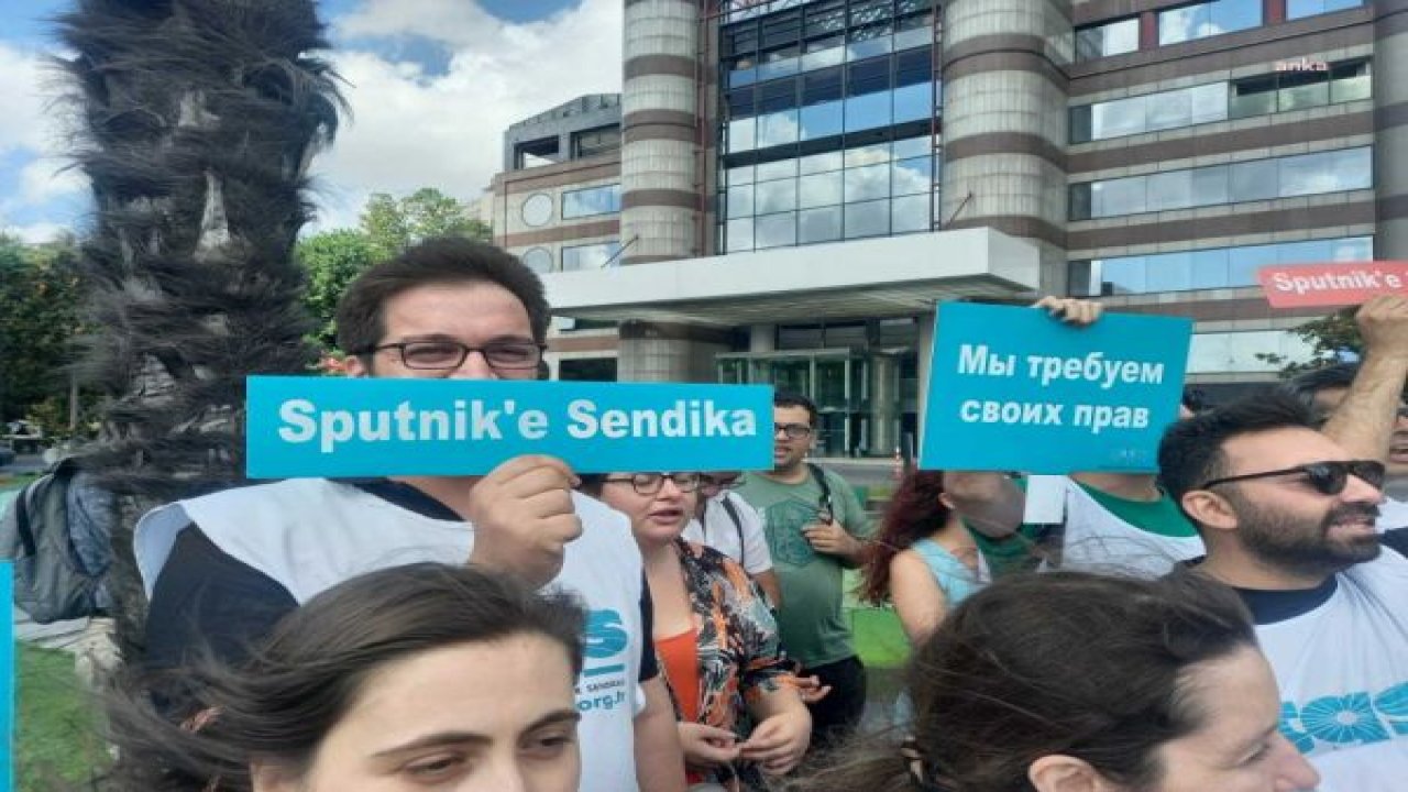 TGS, SPUTNİK'TEKİ İŞTEN ÇIKARMALARI PROTESTO ETTİ: TGS BAŞKANI DURMUŞ: "ALIŞMA VE SOSYAL GÜVENLİK BAKANI VE CUMHURİYET SAVCILARINA ÇAĞRI YAPIYORUM; YASALARIN, ANAYASA'NIN ÇİĞNENMESİNE İZİN VERMEYİN"